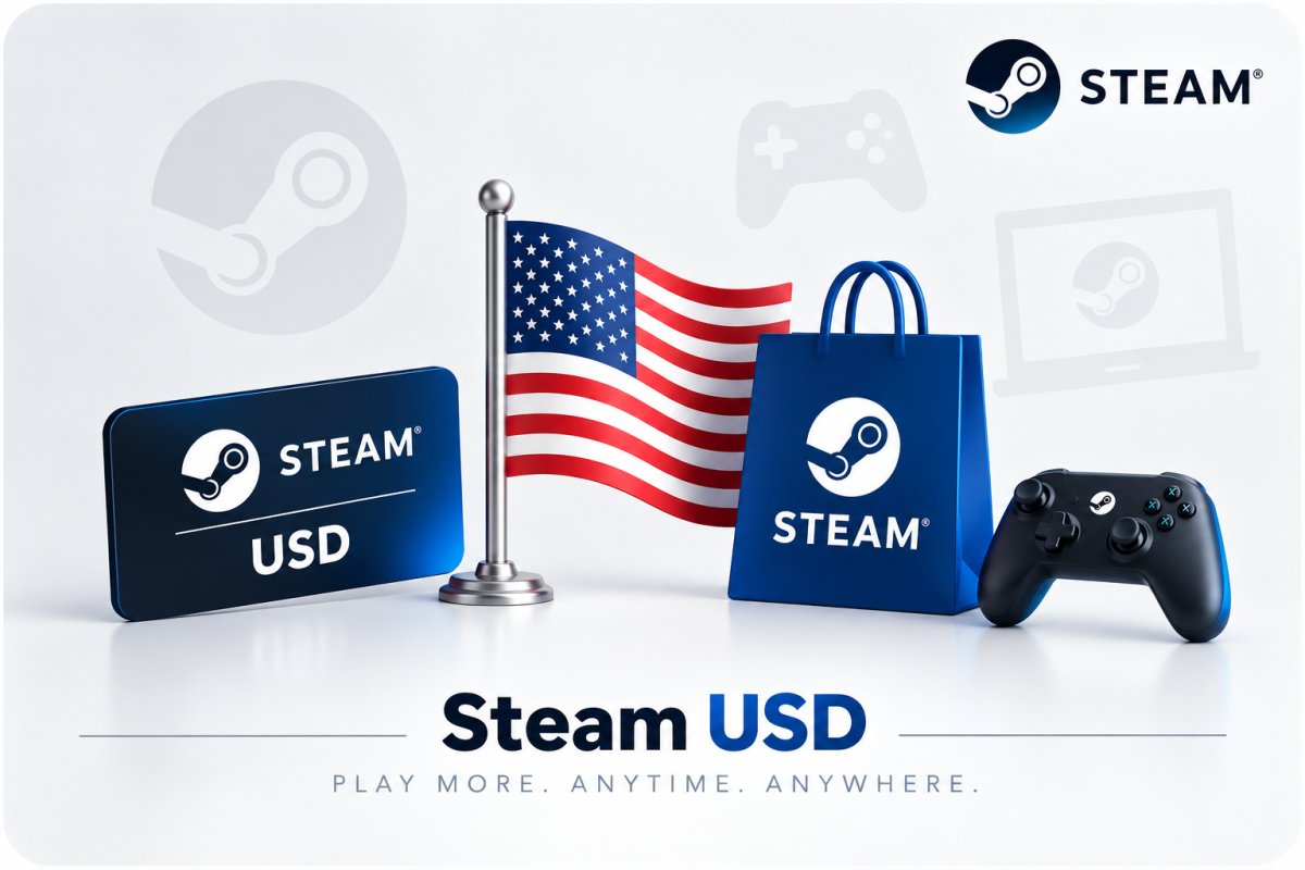 Steam USA 5 USD Hediye Kartı